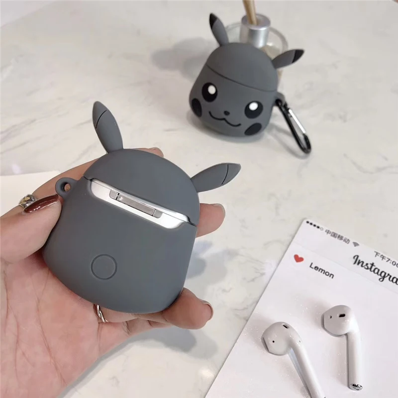 Мультфильмы беспроводные наушники чехол для Apple Airpods Bluetooth контейнеры гарнитуры