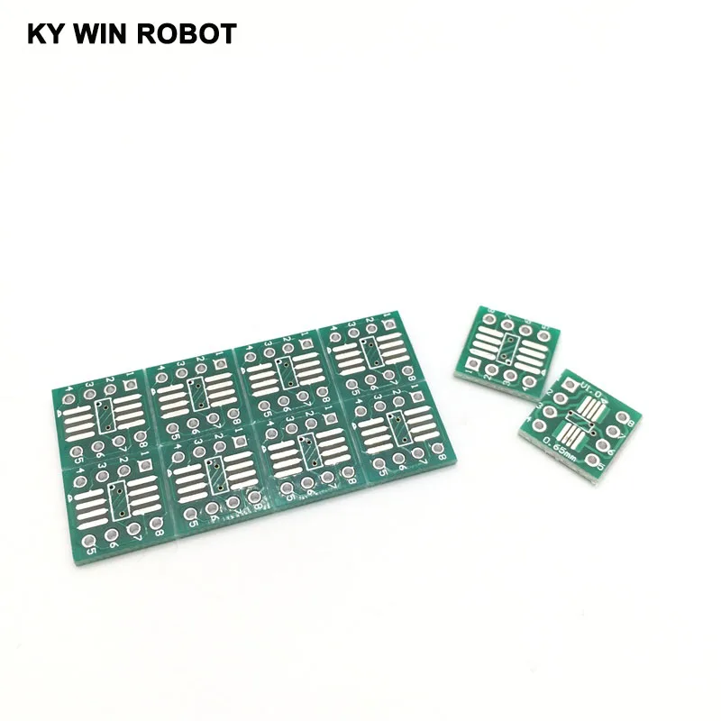 20 шт. SMD для DIP адаптера преобразователь SOP8 SSOP8 TSSOP8 плата модуль адаптеров пластина