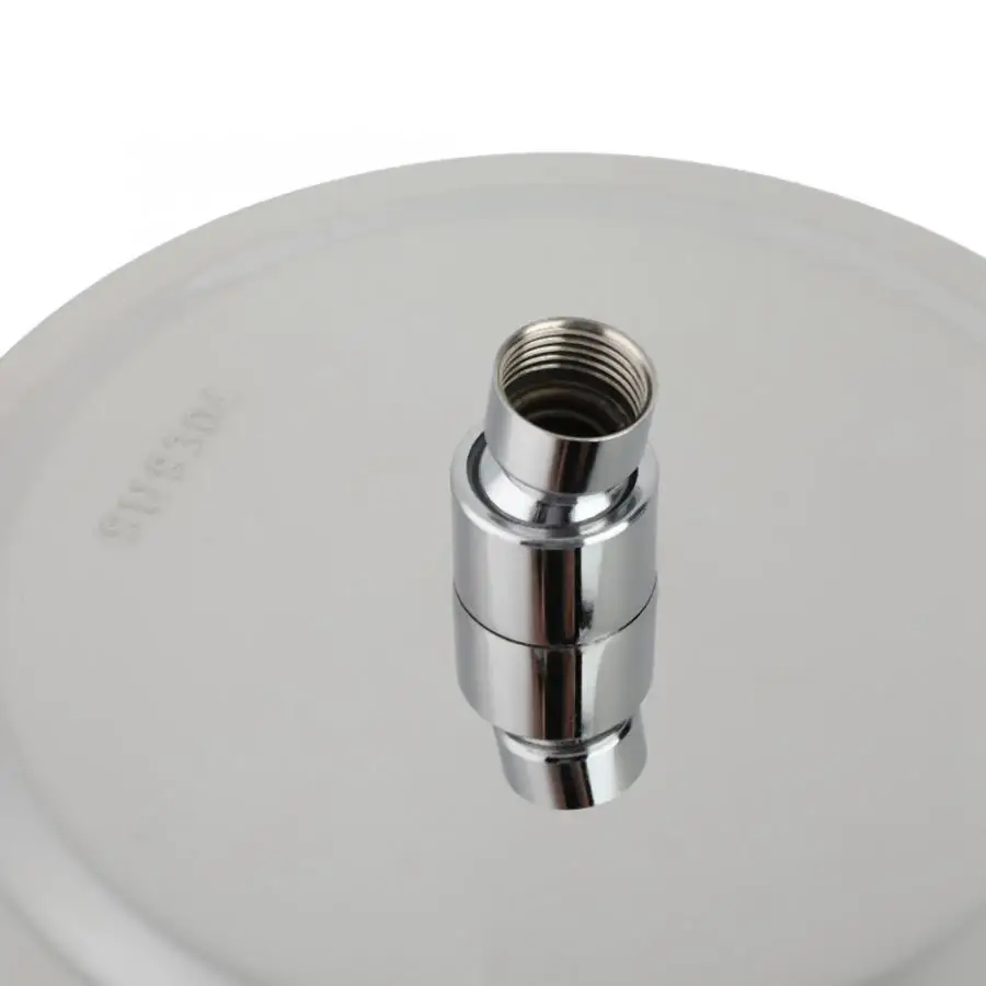 Krom boru G1/2 &quotБольшая насадка для душа из нержавеющей стали спрей ванной комнаты