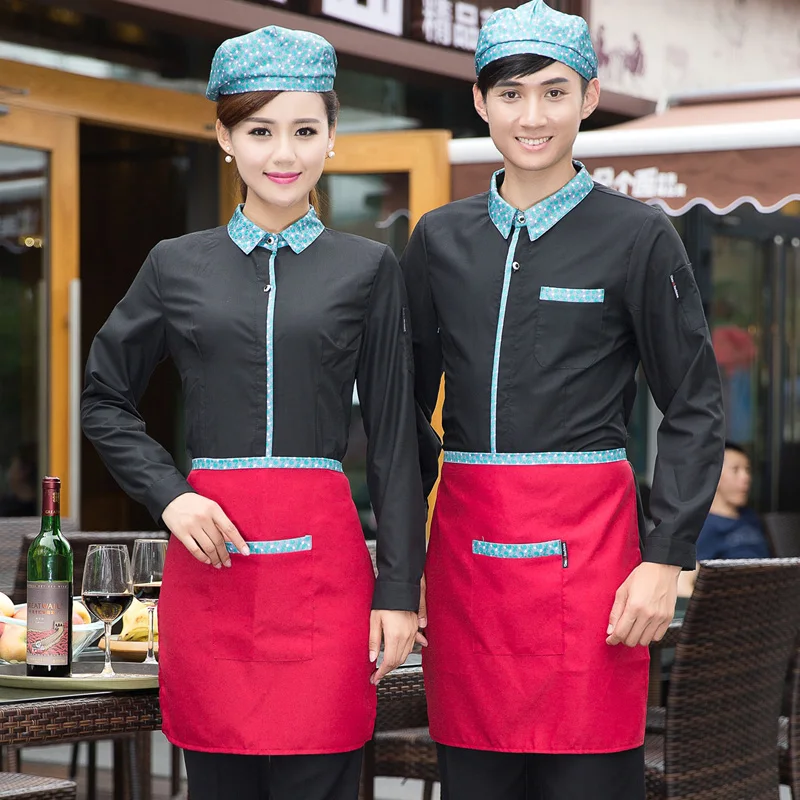 Униформа для отеля осенне зимняя женская униформа рубашка с длинным рукавом и