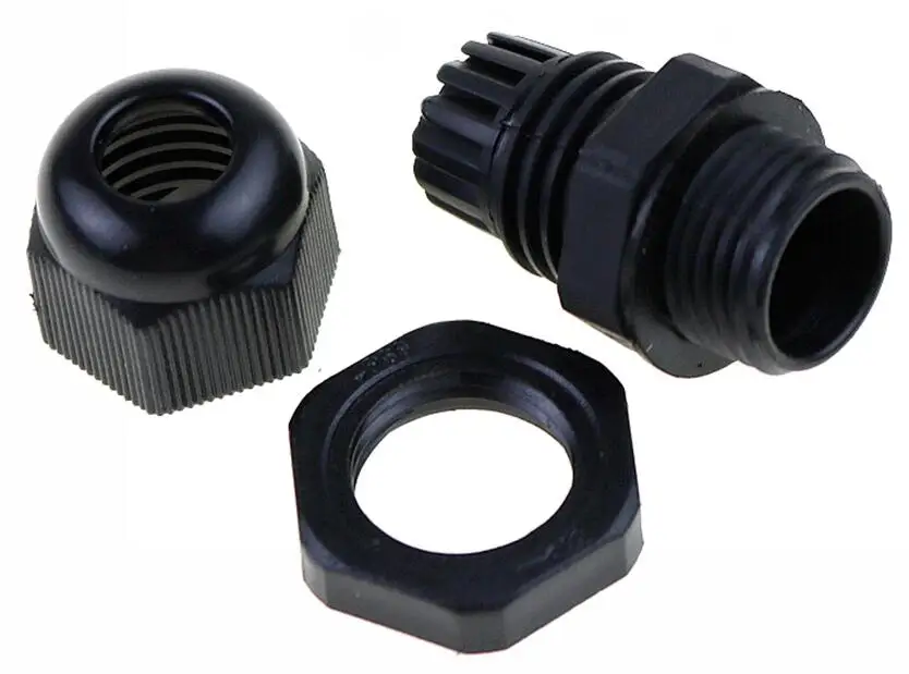 10 шт. водонепроницаемый нейлоновый пластиковый соединитель для кабеля IP68 PG7 3-6 5