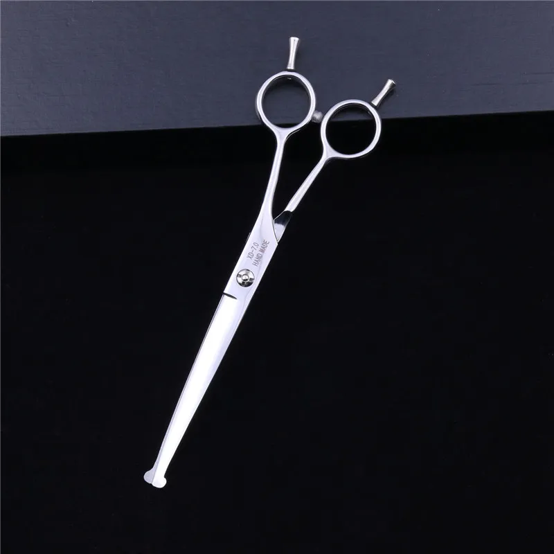 7-дюймовые безопасные круглые наконечники-мелкие ножницы с микрозубцами для лица