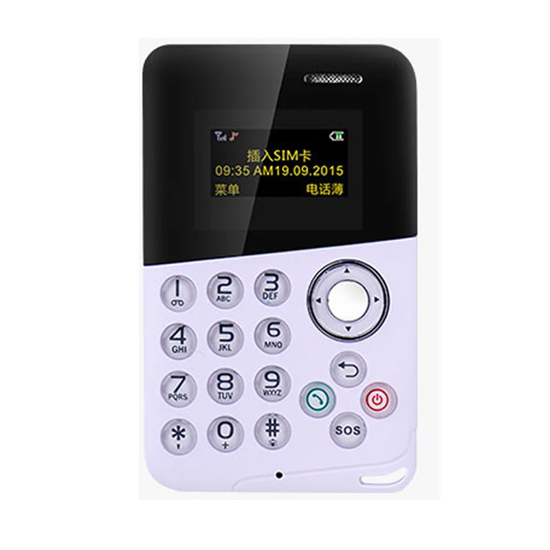 Новый mini card телефон aiek/m8 low radiation aeku bluetooth сообщение цветной экран детская карман