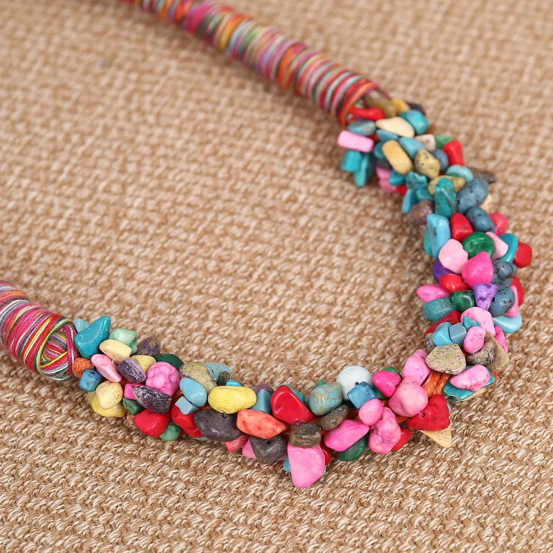 Ожерелье Hesiod Collier Femme с натуральными драгоценными камнями модное ожерелье из