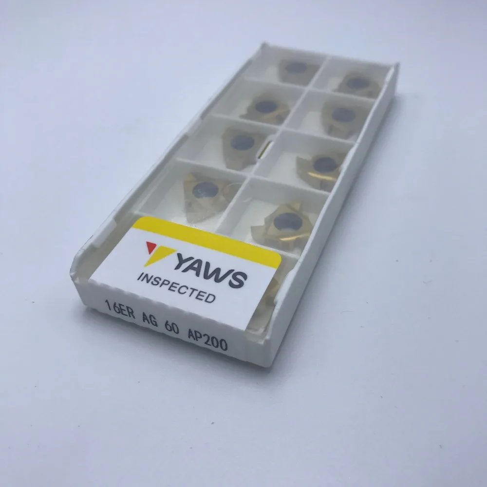16 ER AG60 AP200 external Threading Tips Indexable Inserts for Threaded Lathe Holder SER good at processing steel | Инструменты