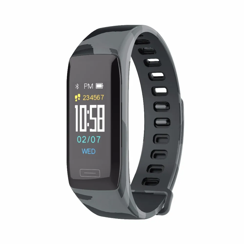 V7 plus Smart Band Fitness Tracker Bracelet Sports Wristband With Heart Rate Blood Pressure Monitor Pedometer pk miband 2 ID115 |