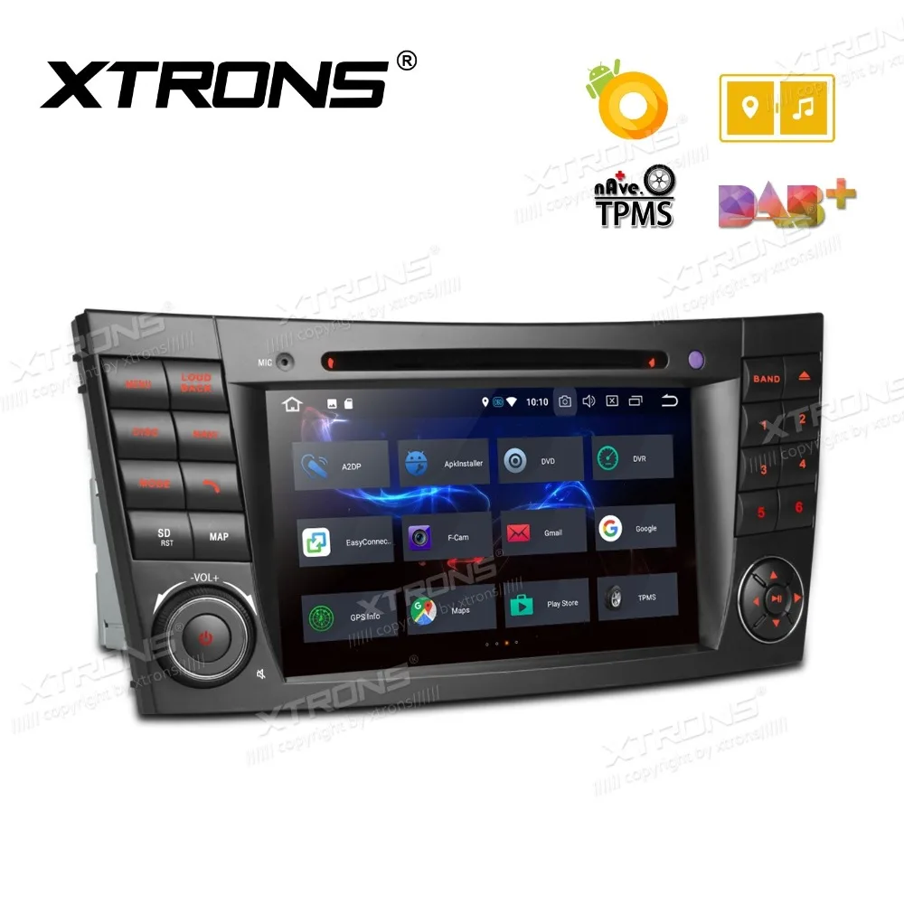 Автомобильный DVD плеер OS7 Android 8 0 GPS радио для Mercedes Benz E Class W211 2002 2008 и CLS w222 2005