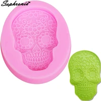 10pcsset skeleton shaped 3d molds silicone mold candle molds sugar craft tools chocolate molds bakeware m523 7 36 11cm