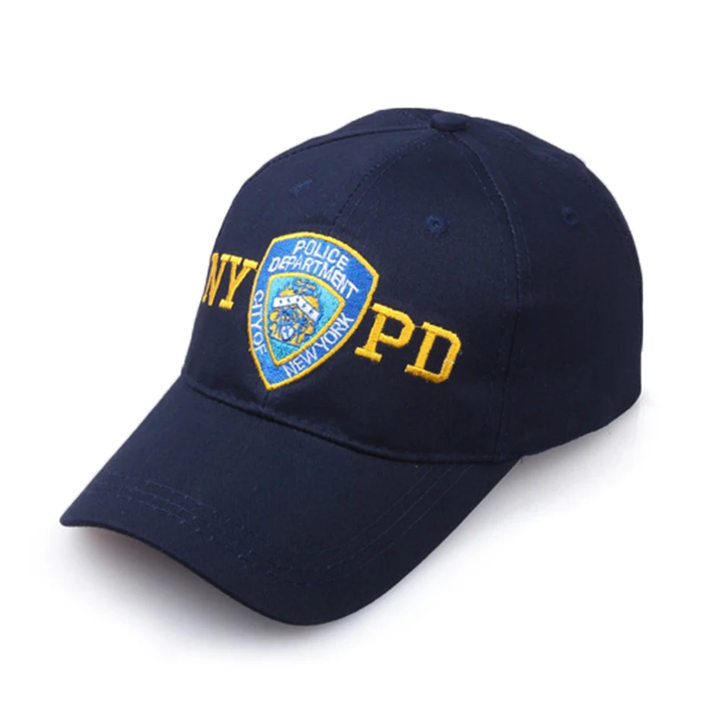 Новая модная полицейская бейсбольная Кепка с вышивкой NYPD тактическая Кепка s для мужчин и женщин уличная армейская кепка Повседневная шляпа для отца Мужская Snapback Casquette