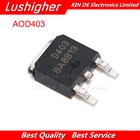 10 шт. AOD403 TO-252 D403 TO252 30V 85A P канал MOSFET