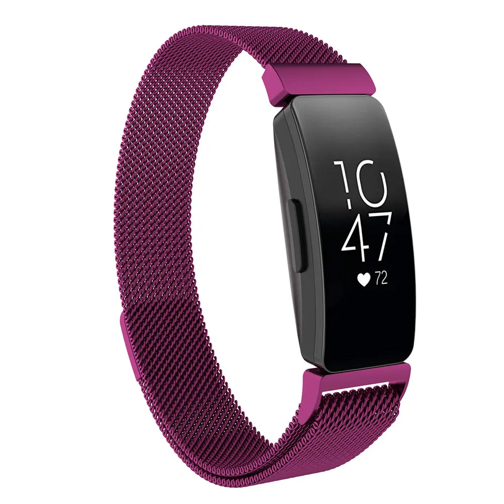 2 Ремешок для fitbit inspire HR замена Миланская петля магнитный браслет из нержавеющей стали фитнес-трекеры аксессуары браслет - Цвет: 2