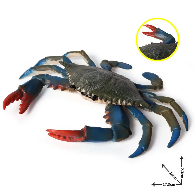 Морская жизнь подводный мир КИТ Акула Краб черепаха фигурка аквариума океан морские животные модель игрушки подарки - Цвет: M524