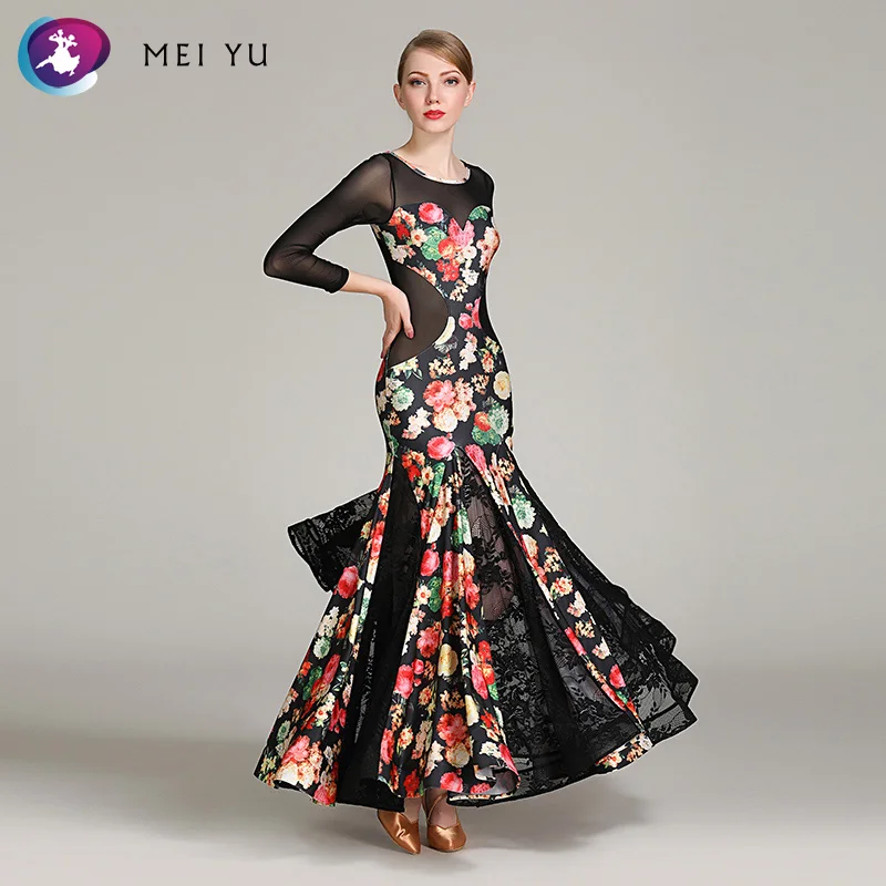 Новинка 2023 1860 костюм для современных танцев женщин взрослых вальдинга Танго