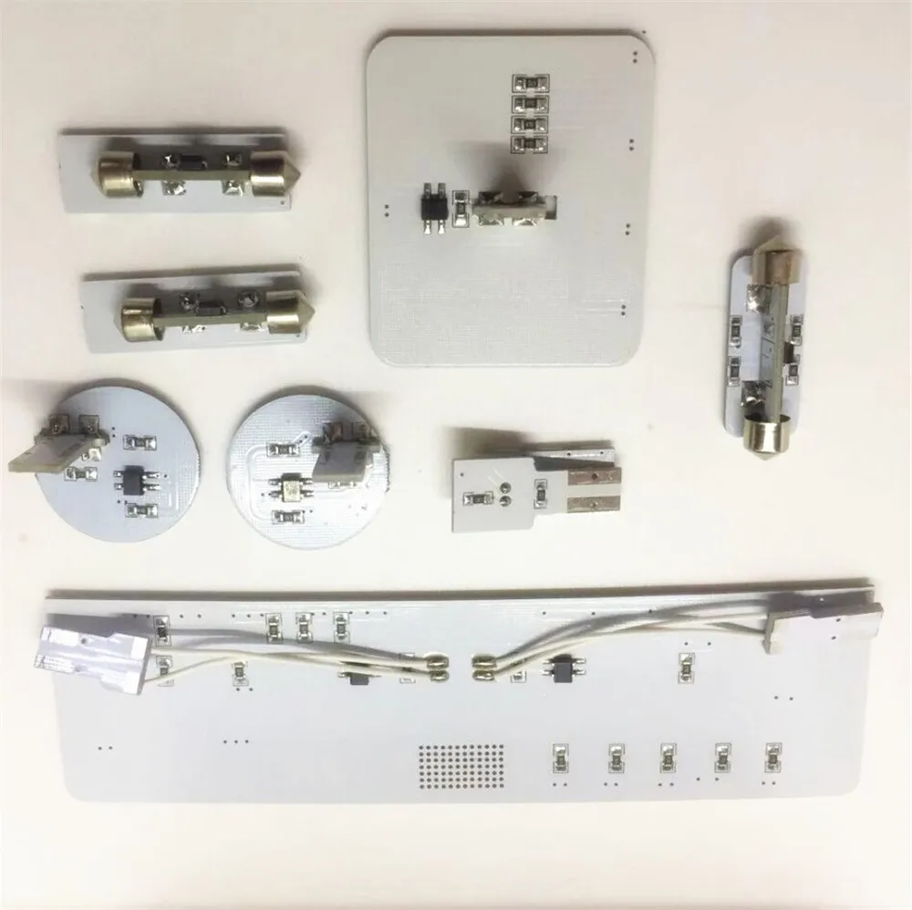 Fuleem 8 шт. в комплекте 6000k белый 88 SMD СВЕТОДИОДНЫЙ внутренний светильник подходит