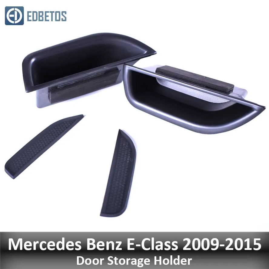 Benz E Rear Door Box Отделение для хранения в дверце для Mercedes Benz E Class W212 E200 E260 E320 дверная ручка контейнер держатель лоток коробка для хранения 2009 2010 - Название цвета: Benz E Rear Door Box