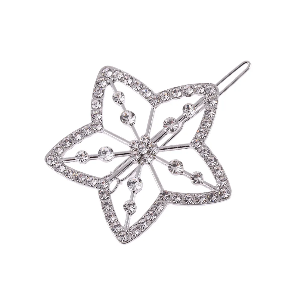 2019 новые модные женские заколки для волос из сплава со звездами и искусственным