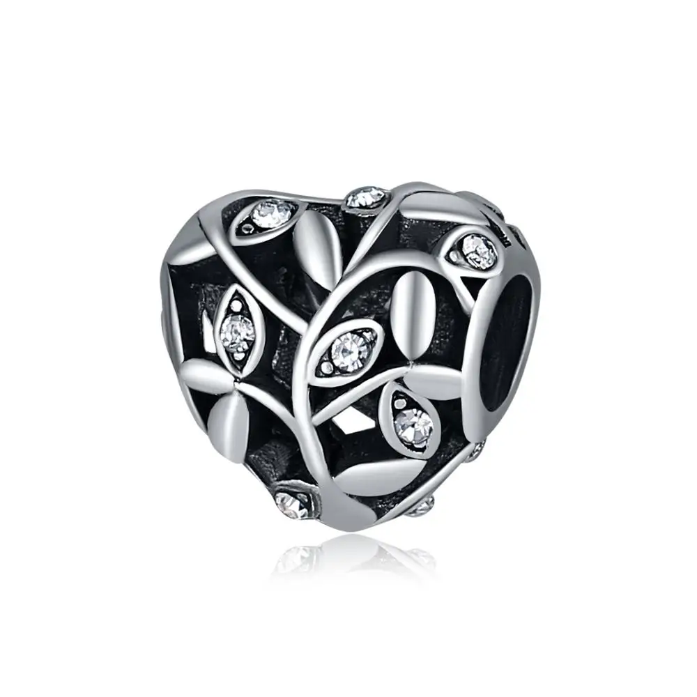A1275 white Очаровательные бусины в виде сердца fan of love first my mother подходит для оригинальных браслетов Pandora DIY для изготовления женских ювелирных изделий Сделай Сам berloques - Цвет: A1275 white
