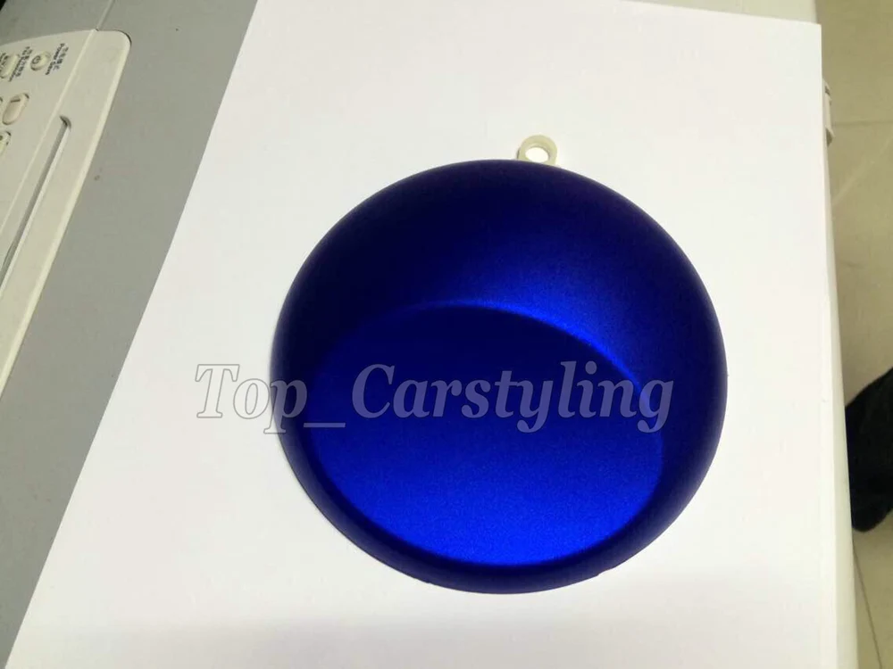 Темно синий металлический матовый хром Виниловая наклейка для всего автомобиля