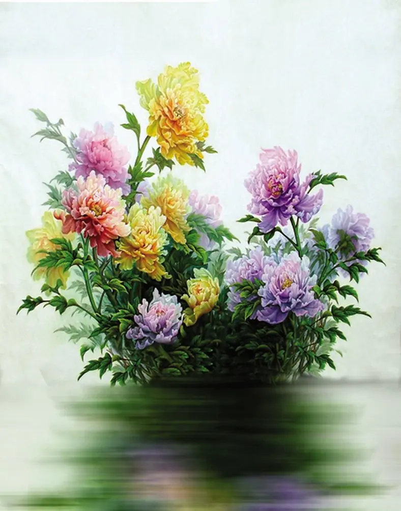 

Colorful Flowers Photography Backdrops Photo Props Studio Background 5x7ft