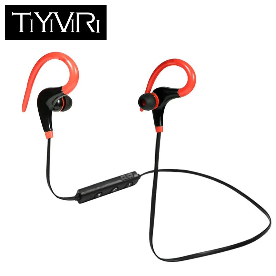 Беспроводные Bluetooth наушники спортивные с защитой от пота магнитная гарнитура