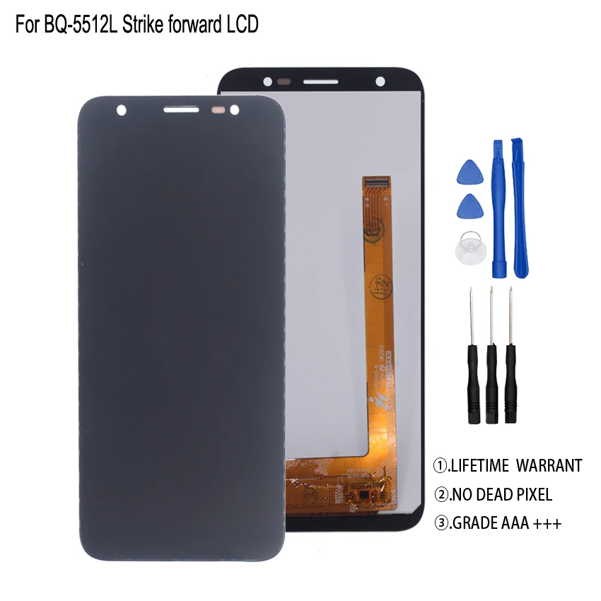 Оригинальный Для BQ 5512L STRIKE FORWARD LCD дисплей кодирующий преобразователь сенсорного