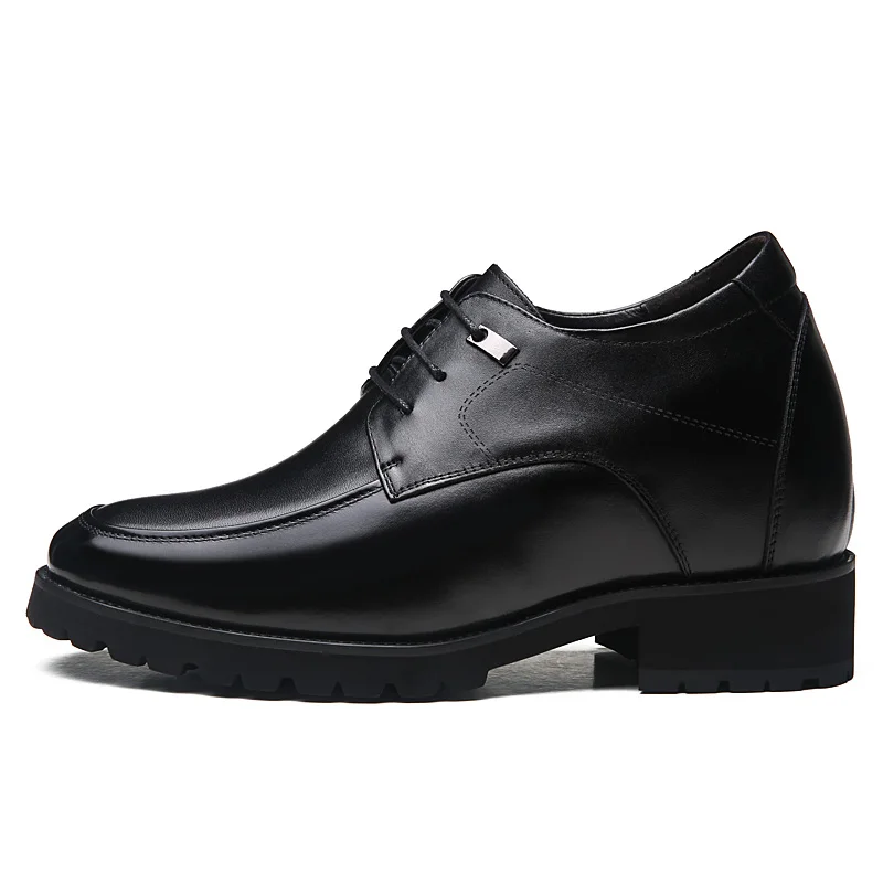 Cyabmoz/мужские туфли из натуральной кожи увеличивающие рост Мужские для увеличения