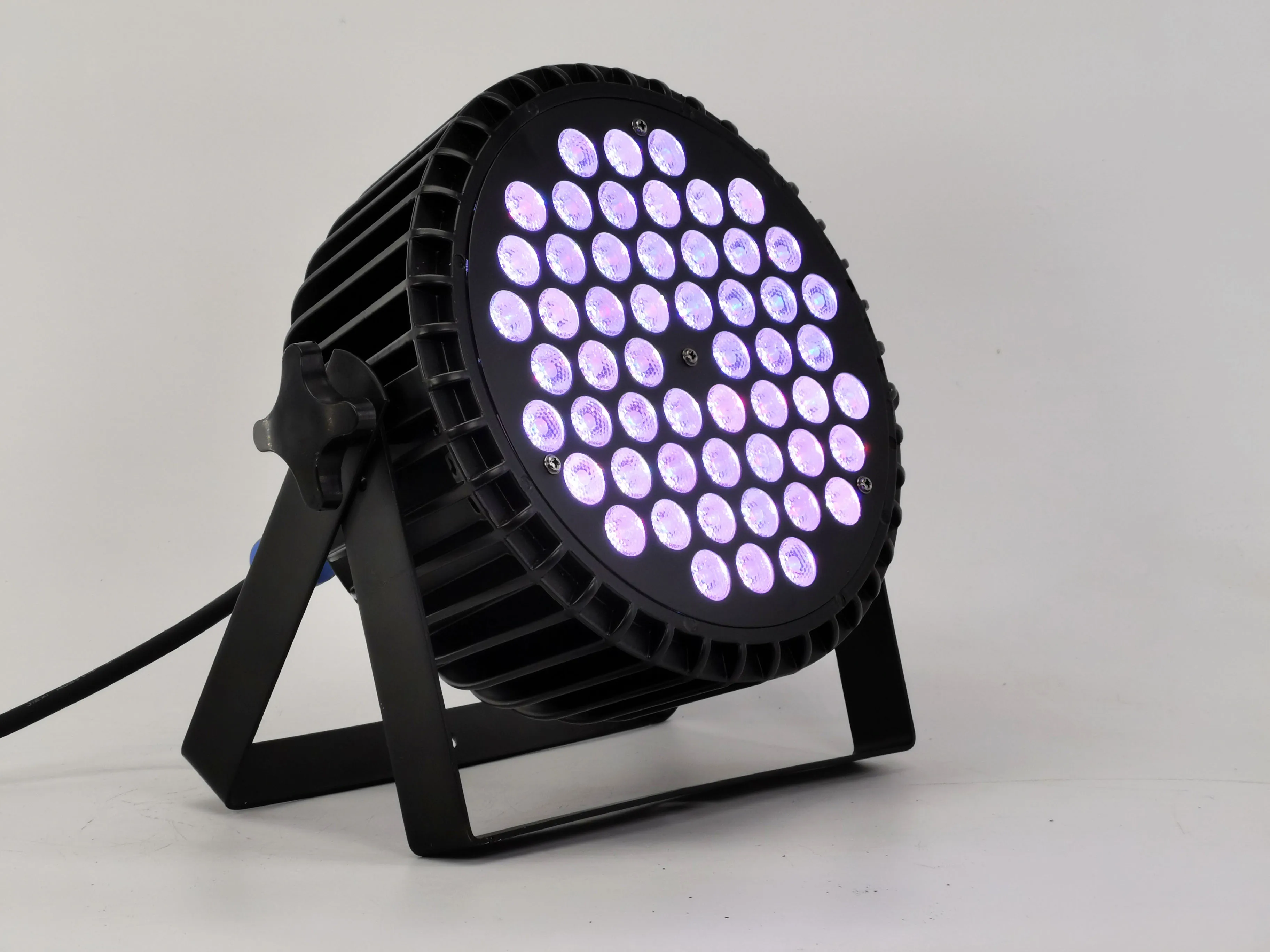 Новинка! 54x3w светодиодный параболический алюминизированный отражатель RGB 3-в-1 полноцветный светодиодный Par-светильник из литого алюминия в/OUT DMX512 светодиодный свет