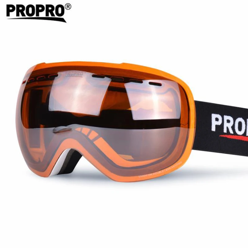 PROPRO Brand Skiing Goggles Double UV400 Anti-fog Big Ski Glasses Eyewear Men Women Snow Snowboard 106 | Спорт и развлечения
