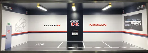 1:18 имитационная модель автомобиля из сплава, модель подземного гаража, автостоянка, модель сцены, игрушка, Пылезащитная витрина - Цвет: GTR-3 one black
