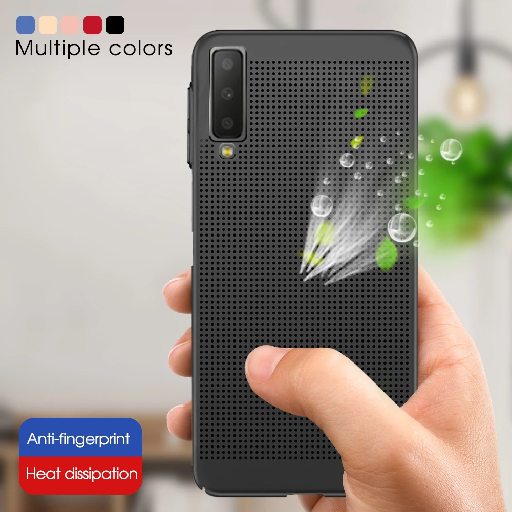 Ultra Slim Protective Case For Samsung Galaxy Note 10 Pro A70 A60 A50 A40S A20E A30 M20 S10 Plus Hollow Heat Dissipation Cover |