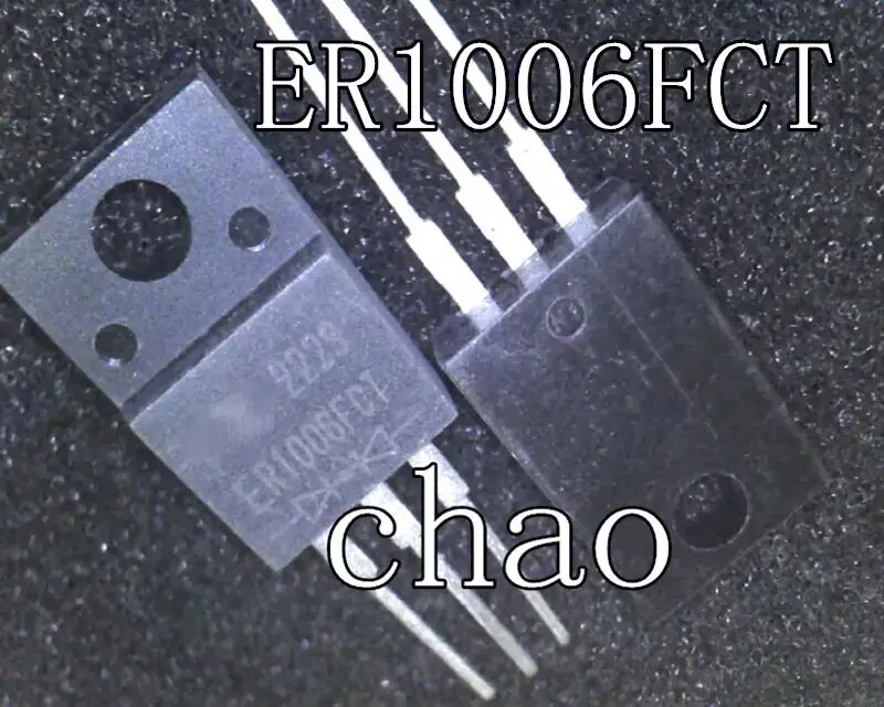

Free shipping 10pcs/lot ER1006F ER1006FCT TO-220F new