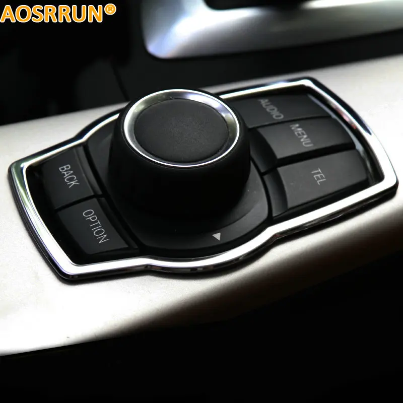 

For BMW F20 118i 120i 135i 116i 2014 2015 2016 Multimedia adjust knob Cover Ring Car Accessories