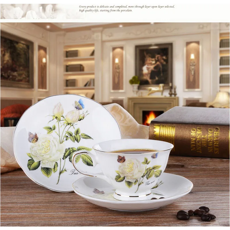 Выберите Британский Royal Bone China Кофе чашки Керамика Чай чашка и блюдце расширенный набор фарфоровая чашка для подарка, три цвета доступны