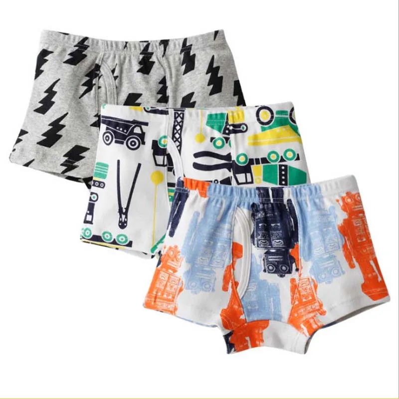 3 шт./лот нижнее белье для детей лот Нижнее мальчиков и девочек Трусы шорты трусы