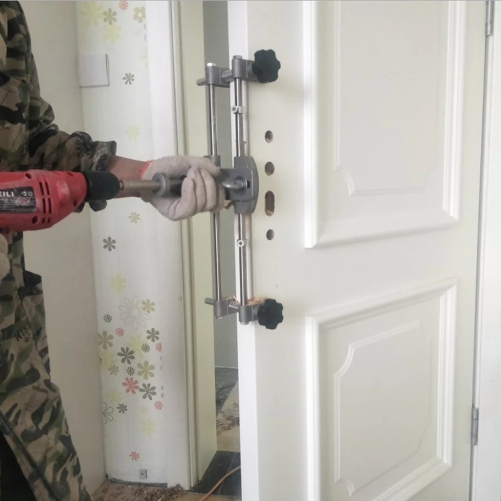 Деревообрабатывающие инструменты дверной замок из массива дерева Открыватель