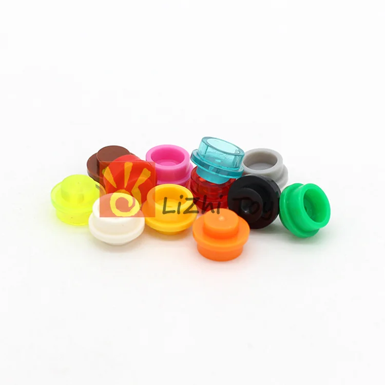 Moc 4073 круглый 1X1 Прямой боковой свет DIY светильник En блочные кирпичи совместимые с