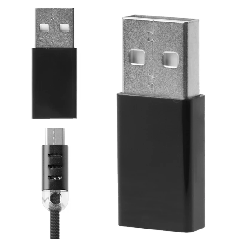 Адаптер конвертера OTG с разъемом папа на USB Type C для ноутбуков и настольных ПК 2 0 A |