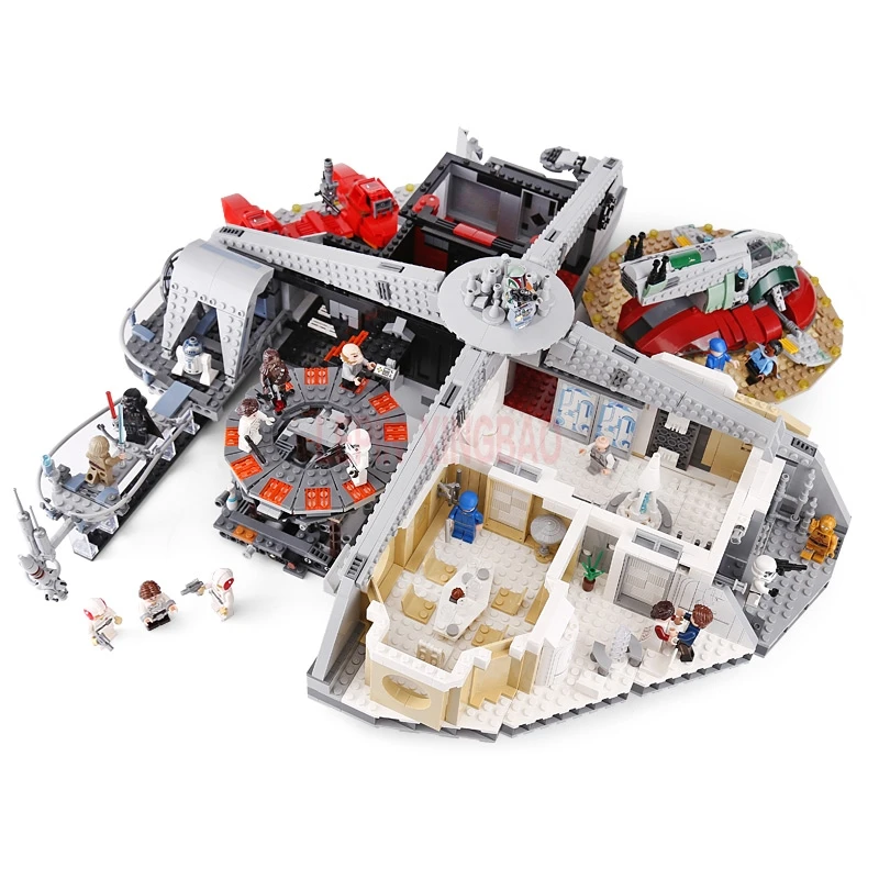 2018 LP 05151 Звездные игрушки войны блок совместимый Legoesinglys 75922 облако город Набор