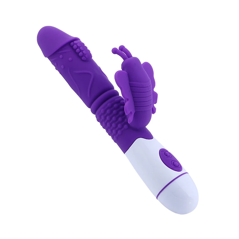 Силикагель клитор точка G Двойной вибрационный стержень стимулирующий массажер
