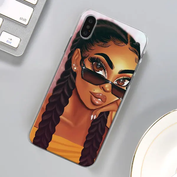 14 Черная девочка меланин Poppin queen чехол для телефона для Apple iPhone X XR 7 8 Plus 6 6s Plus XS MAX 11 Pro Max SE чехол для телефона Coque - Цвет: 14