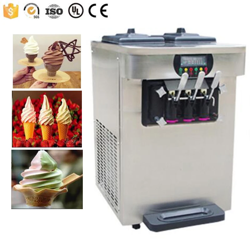 2018 new design ice cream maker 18L stainless steel soft serve machine | Бытовая техника