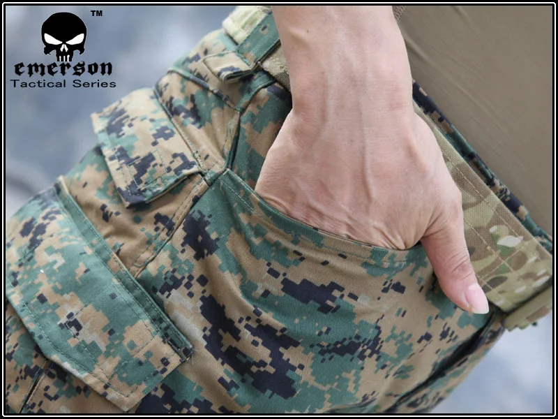 Emerson Gen2 брюки Emerson Airsoft wargame брюки с наколенниками woodland marpat 6989