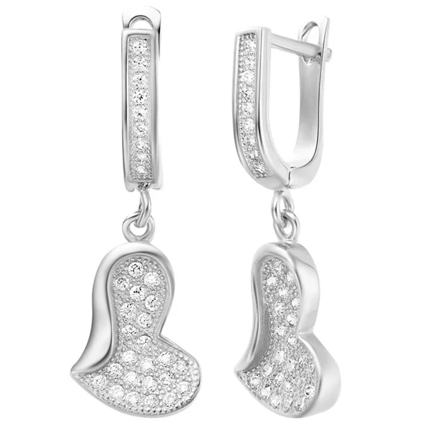 

NEW set of 925 Sterling Silver suit set Austria crystal European and American high-end jewelry series