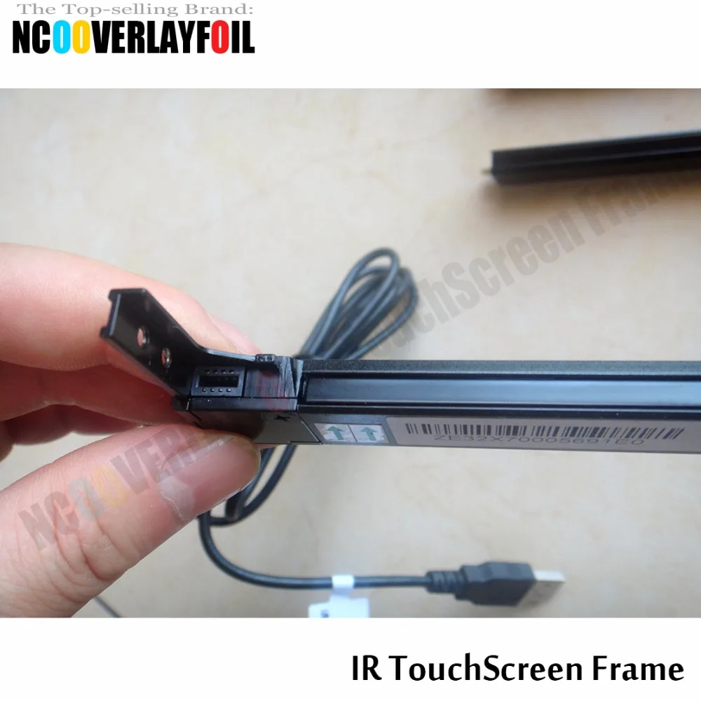 Бесплатная доставка 27-дюймовая инфракрасная сенсорная панель 10-точечная Рамка