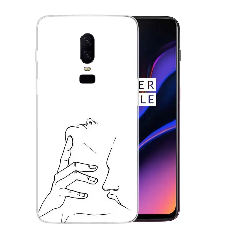 Роскошный мягкий силиконовый чехол для телефона OnePlus 5 5T 6T 6 с рисунком |