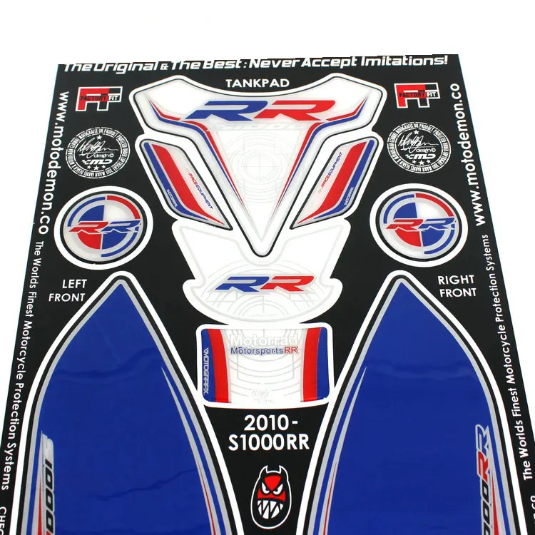 Для BMW S1000RR 2009 2016 мотоциклетные наклейки Fish bone S 1000 RR топливный бак для газа боковая