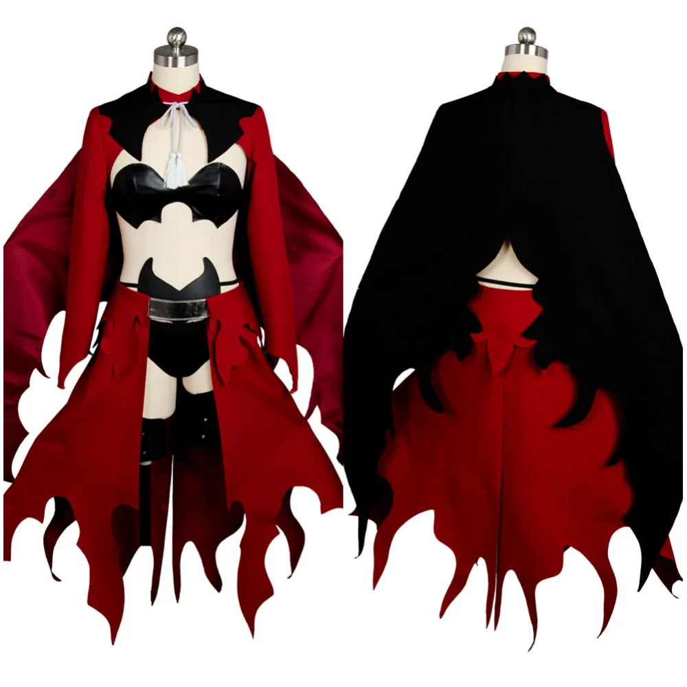 Fate/kaleid liner PRISMA Illya Kuro(Black)Emiya Red Archer Dress Cosplay Costume Halloween Carnival Full Sets | Тематическая одежда