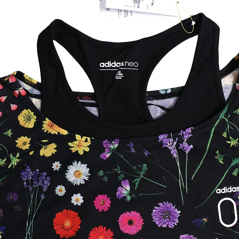Оригинальный Новое поступление 2018 Adidas NEO Label избранного Слои футболка Для женщин