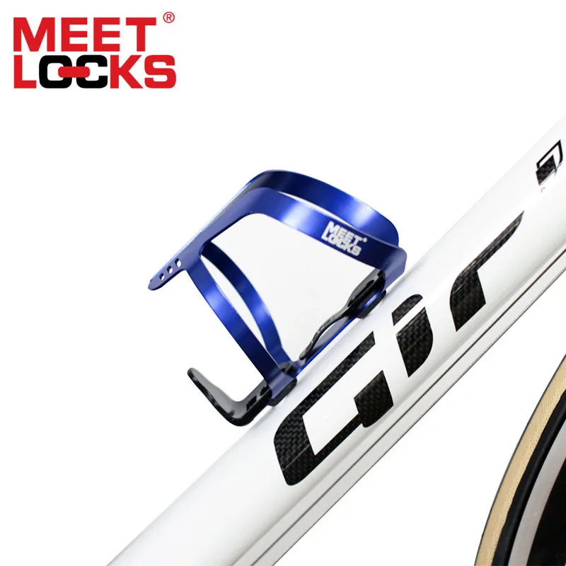 MEETLOCKS велосипедная бутылка для воды 45 г Супер велосипедная ультра качественная пружинная бутылка из алюминиевого сплава держатель для велосипеда 4 цвета