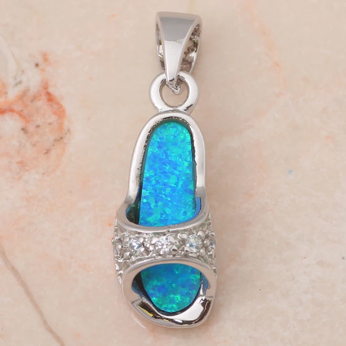 Специальный стиль онлайн обувь на высоком каблуке Синий огненный опал